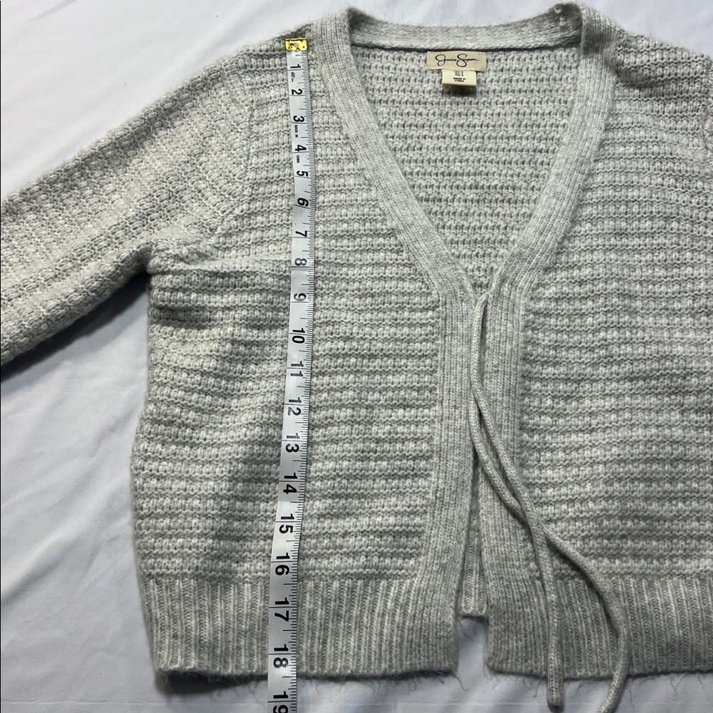 Jessica Simpson gray cardigan size small - Picture 4 of 7